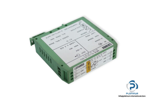 phoenix-contact-MCR-C-I_U-0-DCI-isolated-signal-converter-(used)