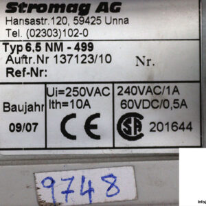 stromag-ag-6.5-NM-499-gear-limit-switch-(Used)-1