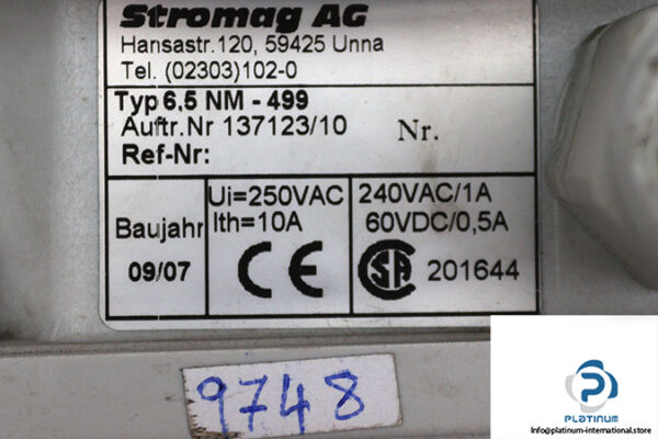 stromag-ag-6.5-NM-499-gear-limit-switch-(Used)-1