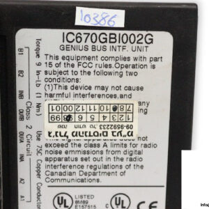 ge-fanuc-IC670GBI002G-i_o-interface-unit-(used)-2