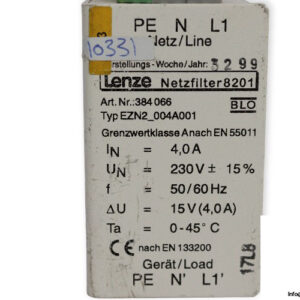lenze-EZN2_004A001-line-filter-(used)-1