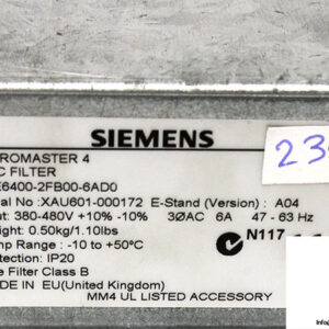 siemens-6se6400-2fb00-6ad0-emc-filter-used-1