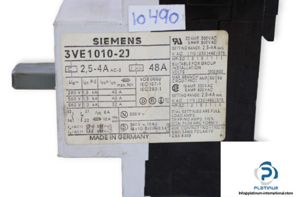 siemens-3VE1010-2J-motor-starter-(new)-2