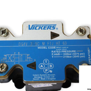 Vickers-DG4V-3-0C-M-FTJ-H7-60-solenoid-operated-directional-valve-(used)-2