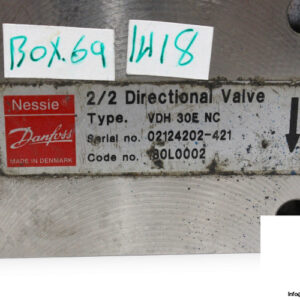 danfoss-VDH-30-E-NC-solenoid-operated-valve-used-2