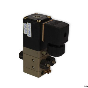 Burkert-0420-G-3.0-NBR-PA-air-solenoid-valve-24-vac-(used)