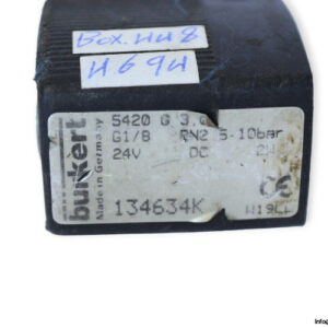 Burkert-5420-G-3.0-134634K-electrical-coil-(used)-2