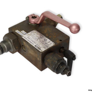 hydac-SAB10M12-T210A-S10-safety-and-shut-off-block-used