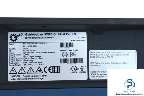 nord-SK155E-FDS-301-340-A-V00-RJ12-HWR-AXS-motor-starter-(used)-4