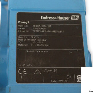 endress-hauser-PROMAG-P-300-electromagnetic-flowmeter-(Used)-3
