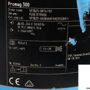endress-hauser-PROMAG-P-300-electromagnetic-flowmeter-(Used)-4