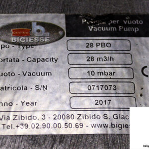 bigiesse-28PBO-vacuum-pump-used-3