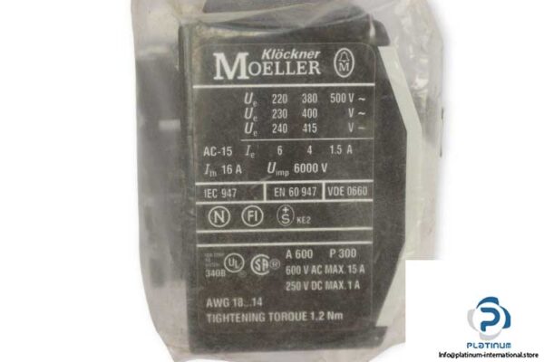 moeller-31-DIL-M-auxiliary-contact-module-(New)-2