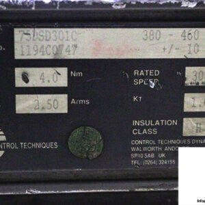 control-techniques-75DSD301C-ac-servomotor-used-2