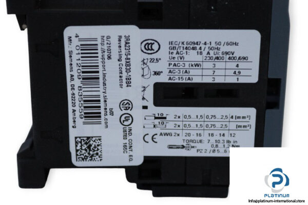 siemens-3RA2315-8XB30-1BB4-reversing-combination-(new)-2