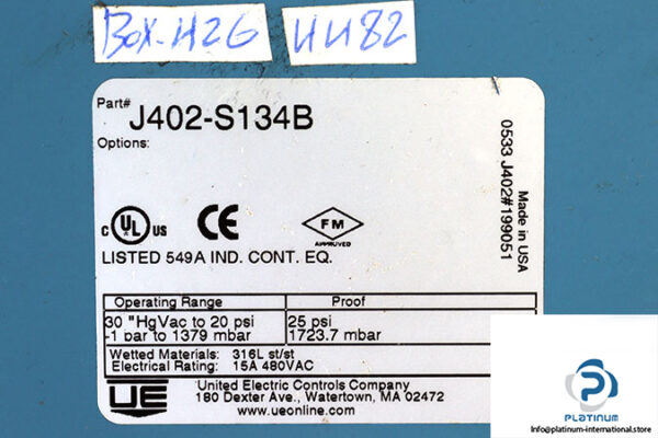 ue-J402-S134B-differential-pressure-switch-(used)-2