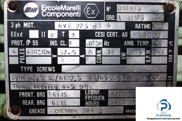 ercolemarelli-comoponenti-NVE-225-DS-4-3-phase-electric-motor-used-2
