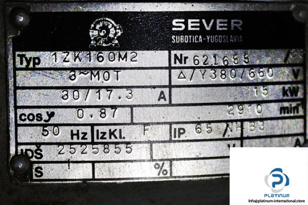 sever-1ZK160M2-3-phase-electric-motor-used-2