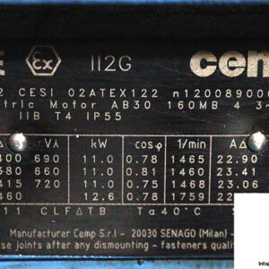 cemp-AB30-160MB-4-3-phase-electric-motor-used-2