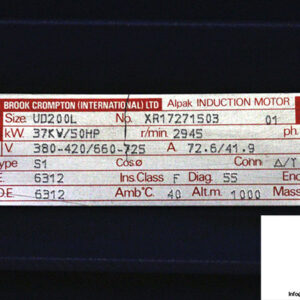 brook-crompton-UD200L-3-phase-electric-motor-used-2