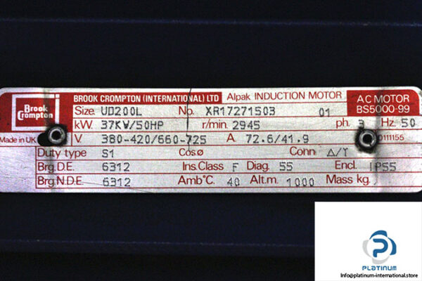 brook-crompton-UD200L-3-phase-electric-motor-used-2