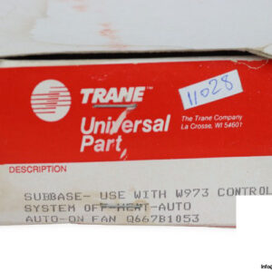 trane-Q667B1053-switching-thermostat-subbase-(New)-2