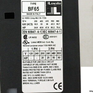 lovato-11-BF65-00-230-contactor-(new)-3
