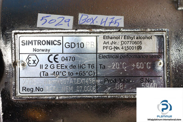 simtronics-GD10PB-infrared-gas-detector-used-3