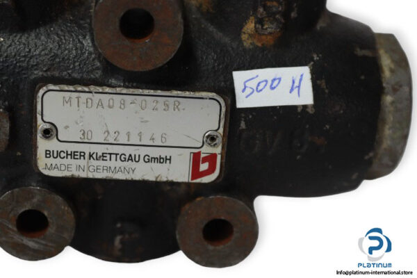 bucher-MTDA08-025R-flow-divider-used-2