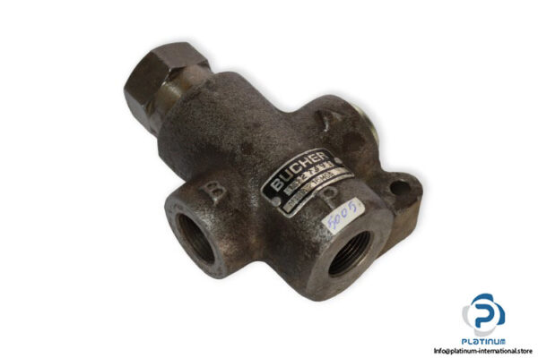 bucher-MTKA216M08-flow-control-valve-used