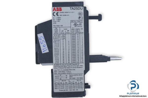 abb-TA25DU-1.0-thermal-overload-relay-(New)-2