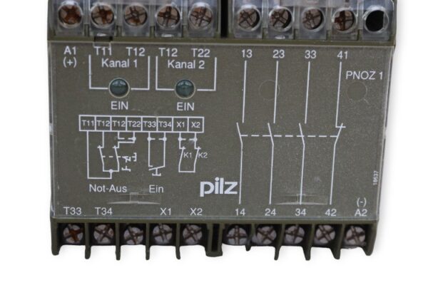 pilz-PNOZ1-24VDC-3S-1O-safety-relay-(Used)-1