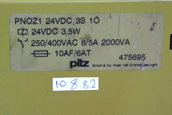 pilz-PNOZ1-24VDC-3S-1O-safety-relay-(Used)-2