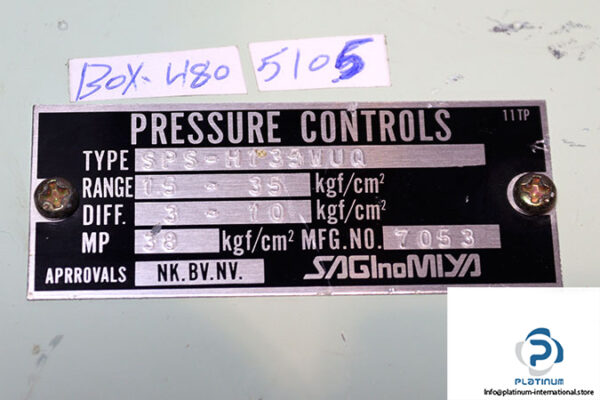 saginomiya-SPS-H135WUQ-pressure-switch-used-2