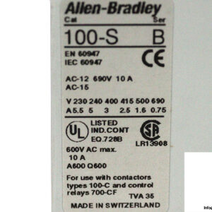 allen-bradley-100-SB10-auxiliary-contact-side-mount-(new)-2