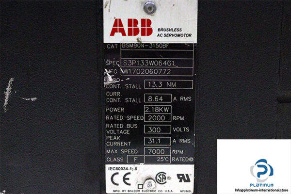 abb-BSM90N-3150BF-brushless-ac-servomotor-used-2