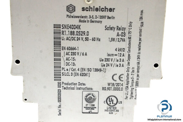 schleicher-SNE4004K-safety-switchgear-(used)-3