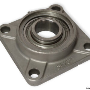 snr-SESF207-stainless-steel-four-bolt-square-flange-unit-(new)