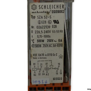 schleicher-SZA-52-S-timer-relay-(used)-2