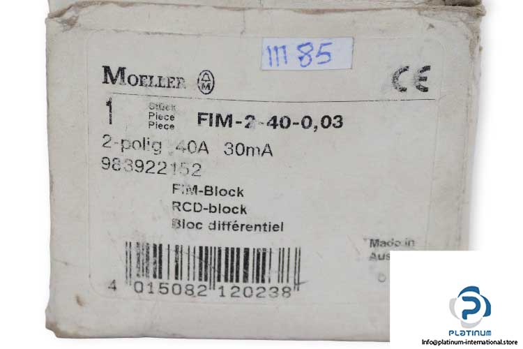 moeller fim 2 40 0,03 residual current breaker moeller-FIM-2-40-0.03-residual-current-breaker-(new)-2