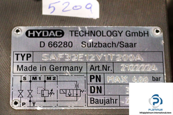hydac-SAF32E12Y1T200A-safety-and-shut-off-block-used-3