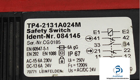 EUCHNERTP4-2131A024MSAFETYSWITCHTPWITHDOORMONITORINGCONTACT_2-3-logo