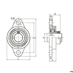 ldk-SSUFL005-stainless-steel-oval-flange-housing-unit-(new)-3