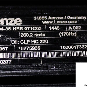 lenze-GKS04-3S-HBR-071C03-bevel-helical-servo-gearmotor-(used)-2