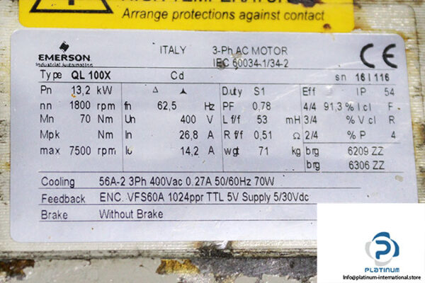 emerson-QL-100X-3-phase-ac-motor-used-2