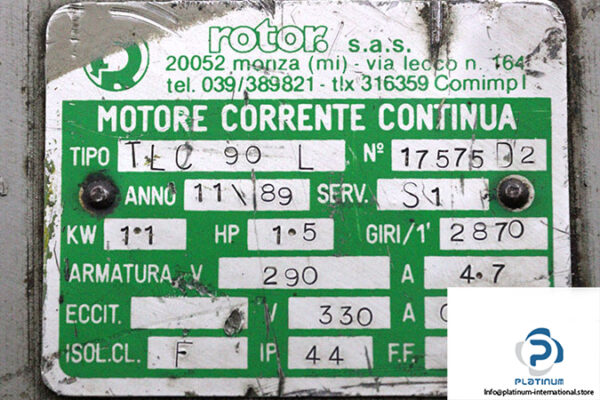 rotor-TLC-90-L-motore-corrente-continua-used-3