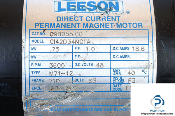 leeson-CI42D34NC1A-dc-permanent-magnet-motor-used-1