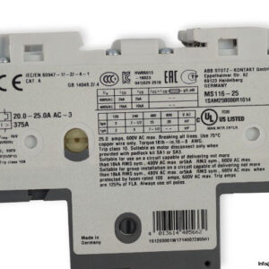 abb-MS116-25-manual-motor-starter-(New)-2