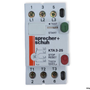 sprecher-schuh-KTA3-25-1.6A-circuit-breaker-for-motor-protect-(new)-2