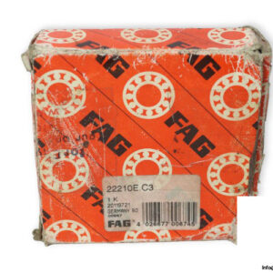 fag-22210E.C3-spherical-roller-bearing-(new)-(carton)
